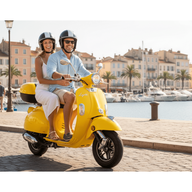 Lycke retro50 jaune en location